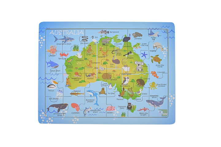 Jigsaw Puzzle - Australian Animals and Landmarks