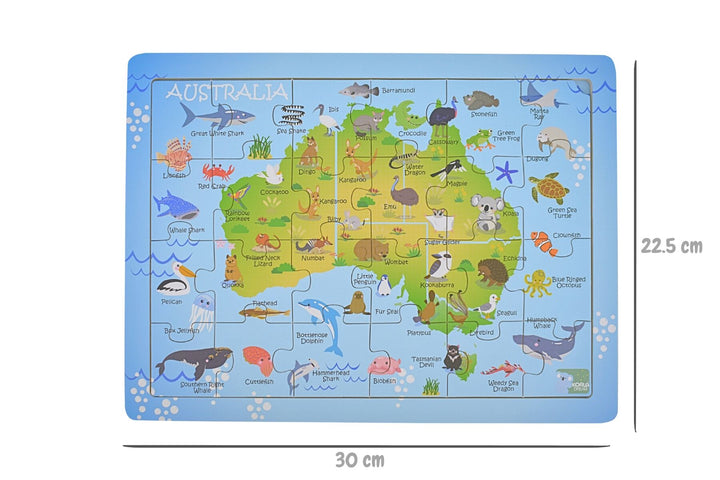 Jigsaw Puzzle - Australian Animals and Landmarks