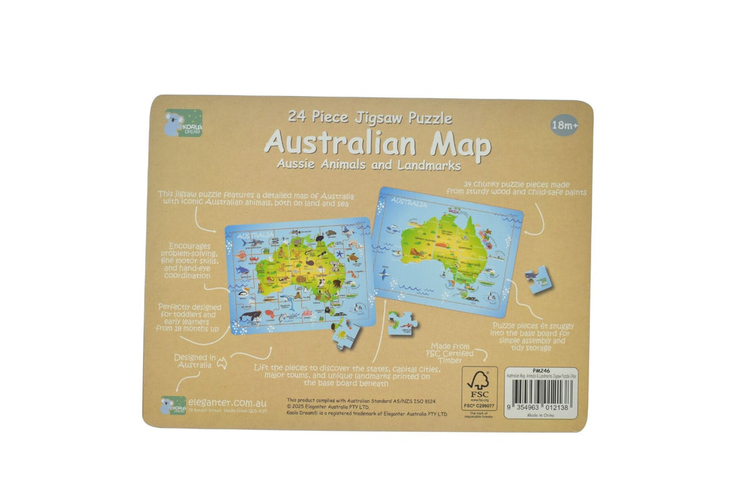 Jigsaw Puzzle - Australian Animals and Landmarks