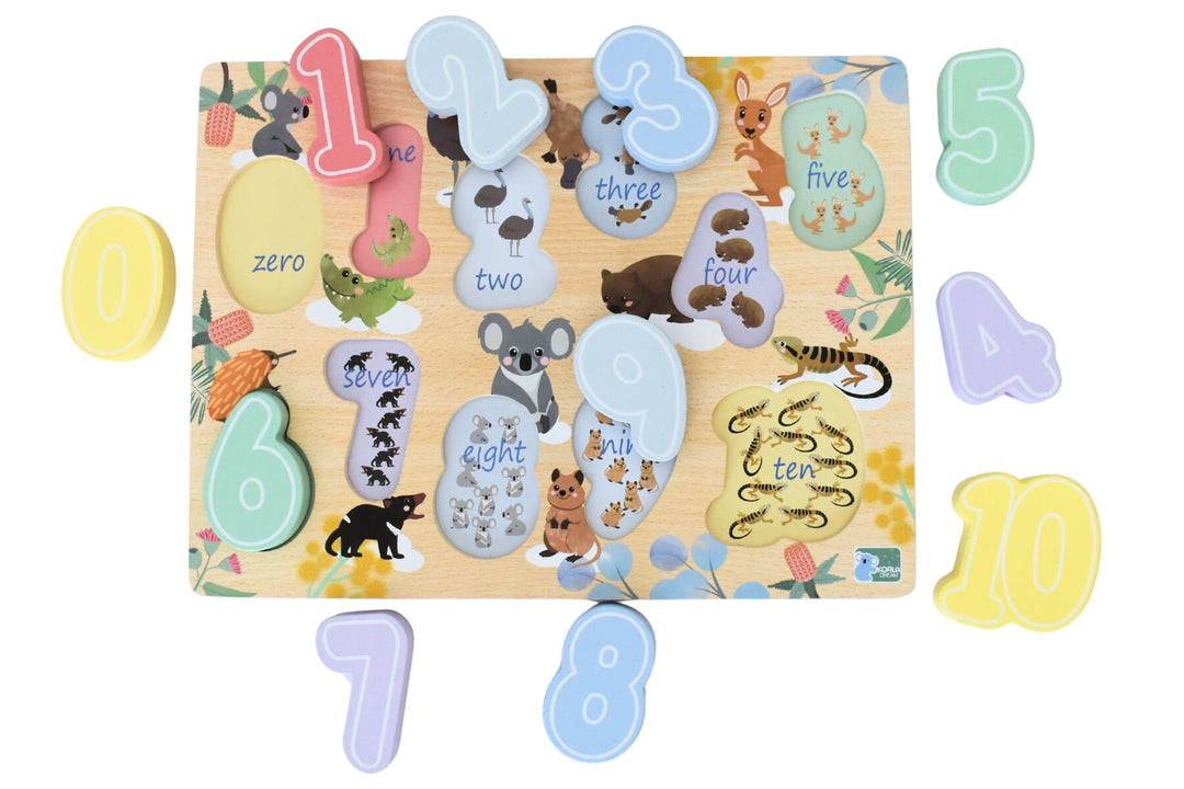 Chunky Puzzle - Bush Buddies Numbers 0-10
