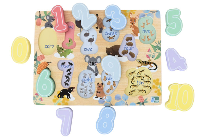 Chunky Puzzle - Bush Buddies Numbers 0-10
