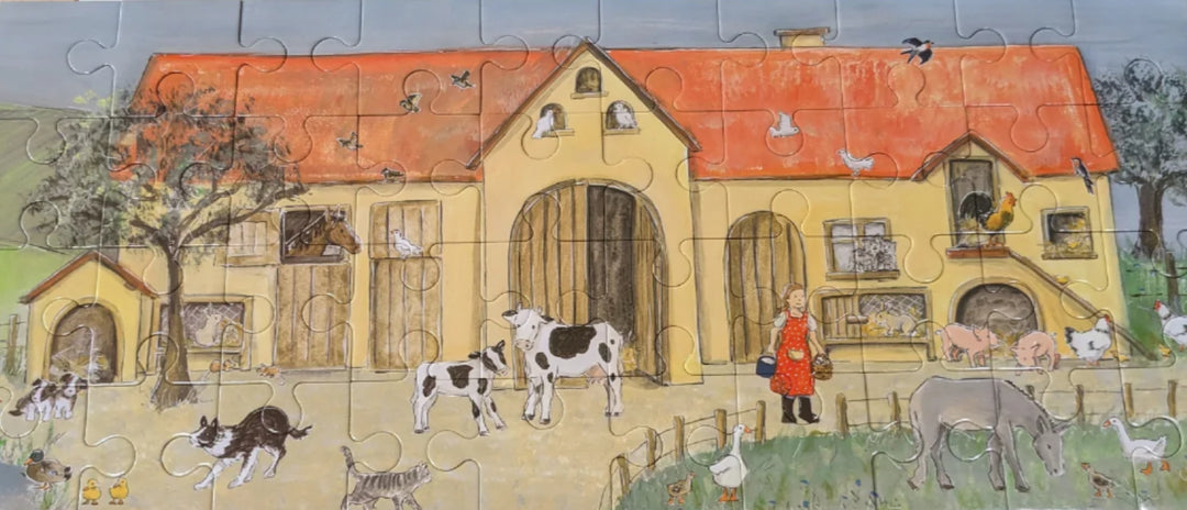 Puzzle in a Case - Farm 40 Pieces