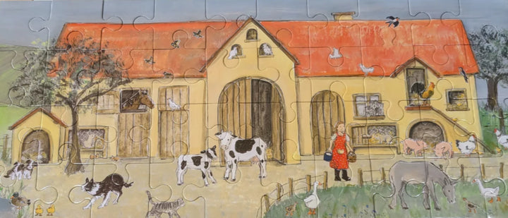 Puzzle in a Case - Farm 40 Pieces