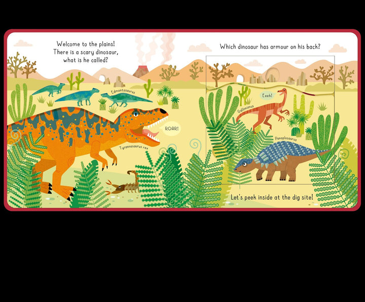 Peek Inside Book - Dinosaurs