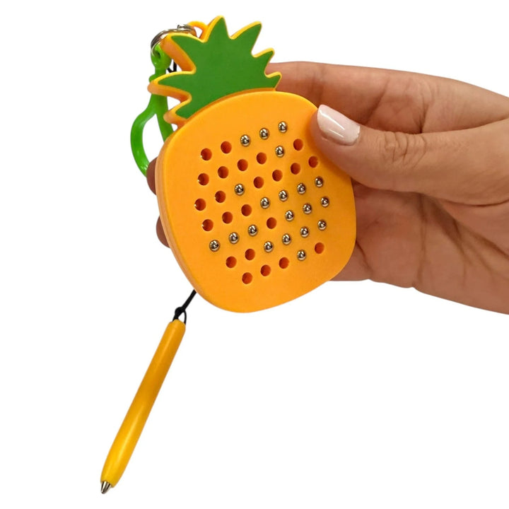 Magnetic Pad Keyring | Pineapple