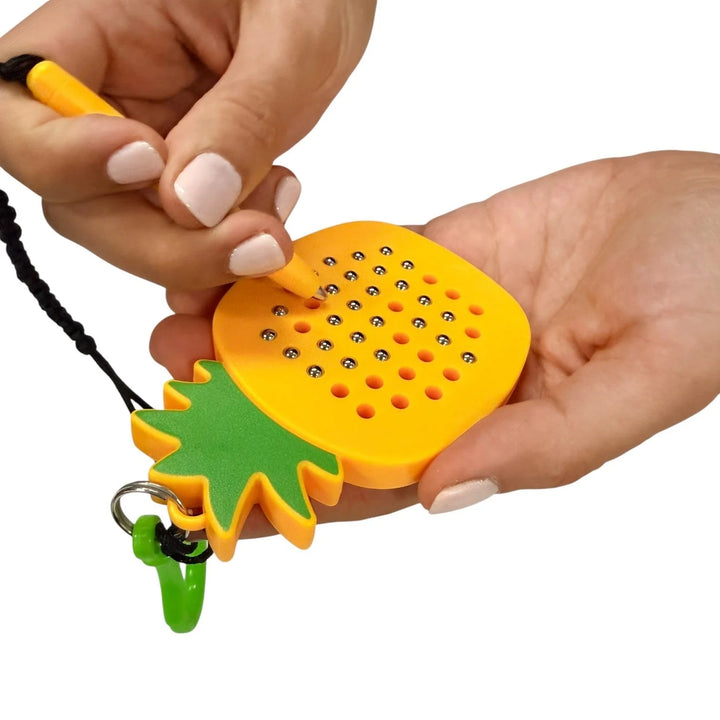 Magnetic Pad Keyring | Pineapple