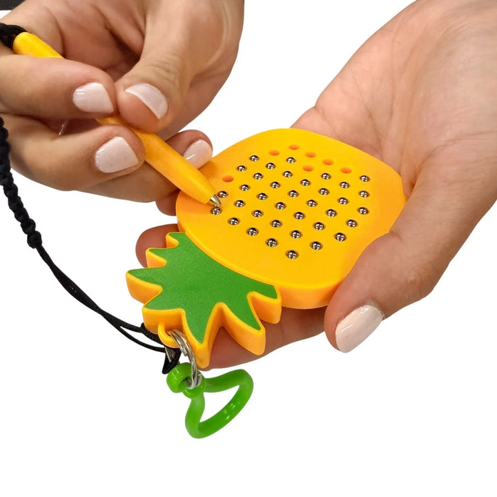 Magnetic Pad Keyring | Pineapple