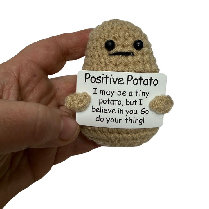 Mini Hand Crochet Plush Support | Potato