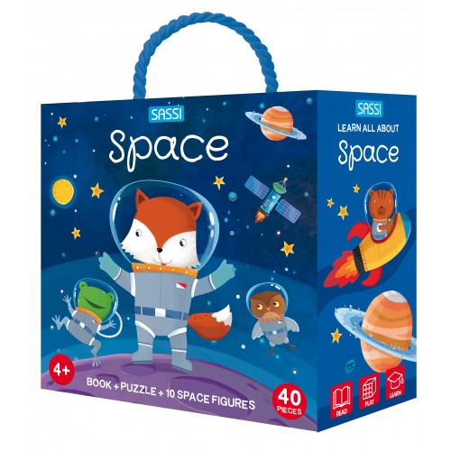 3D Puzzle and Book Set - Space