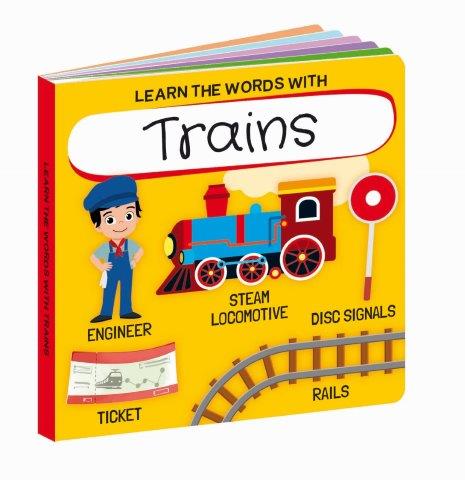 3D Puzzle and Book Set - Trains