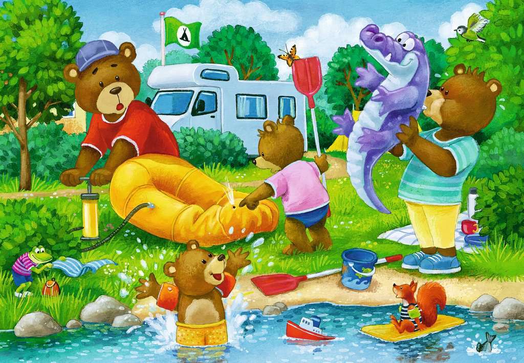 Bear Family Camping Trip 4+