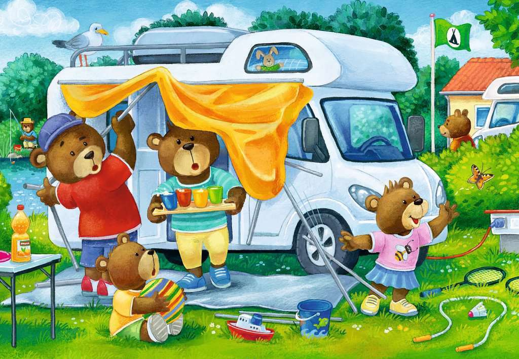 Bear Family Camping Trip 4+