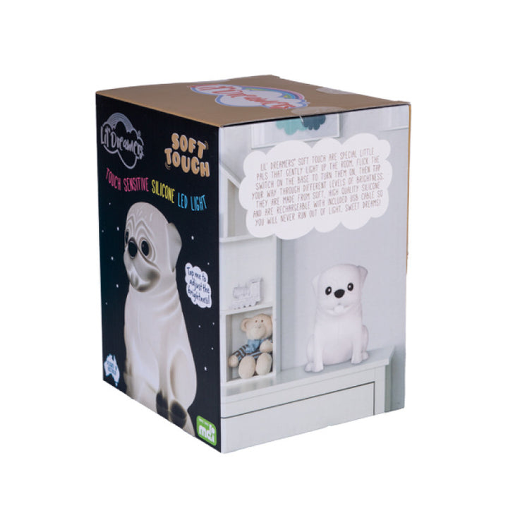 Silicone Touch LED Lamp - Pug