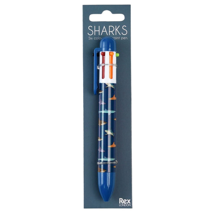 Six Colour Pen – Sharks