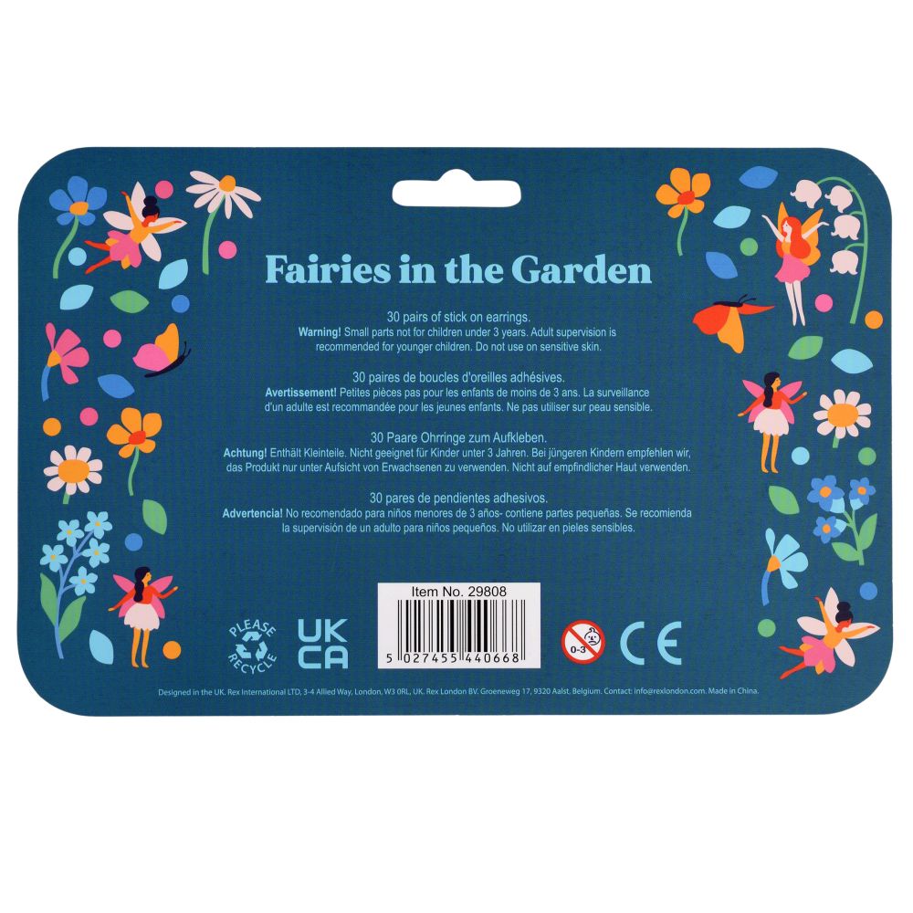 Rex London Stick on Earrings – Fairies