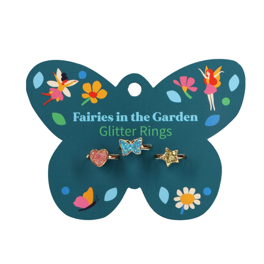 Rex London Glitter Rings – Fairies in the Garden