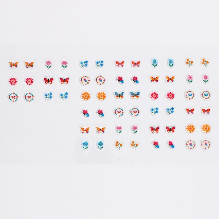 Rex London Stick on Earrings – Floral Flutter
