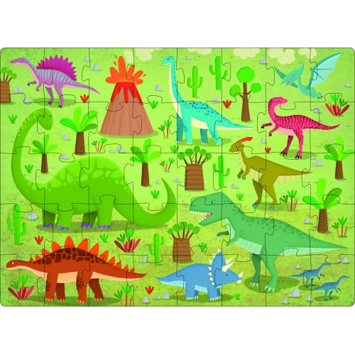 3D Puzzle and Book Set - Dinosaurs