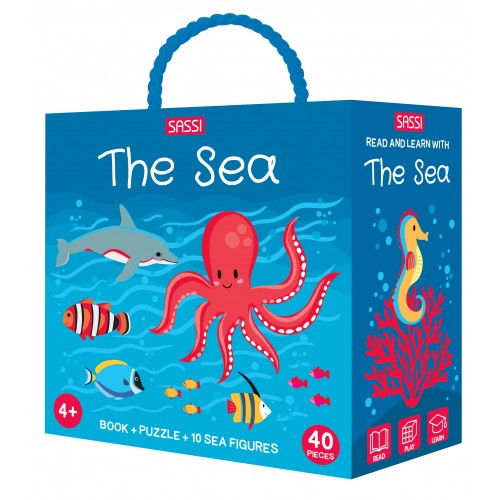 3D Puzzle and Book Set - The Sea