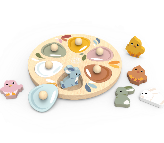 Garden Surprise Puzzle - Chicks & Bunnies