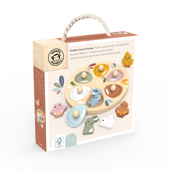 Garden Surprise Puzzle - Chicks & Bunnies