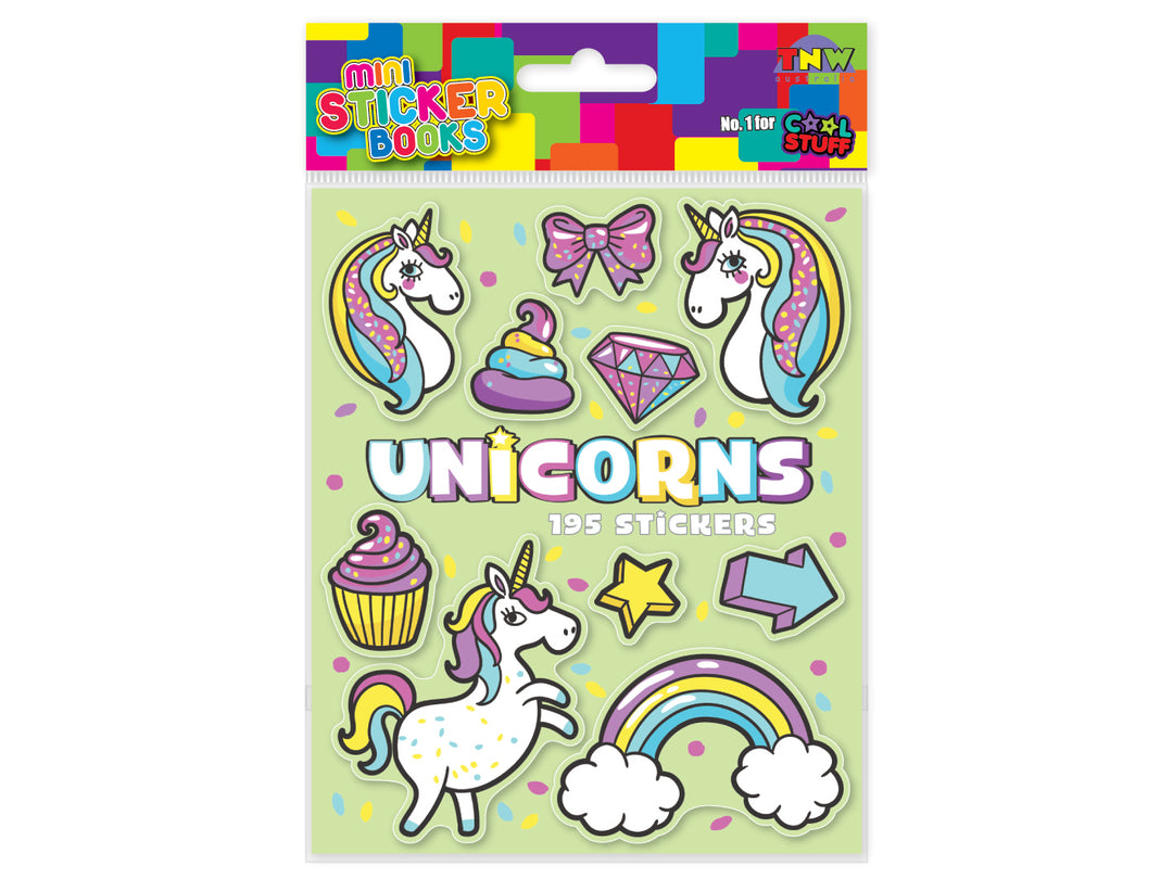 Mini Sticker Book - Unicorns