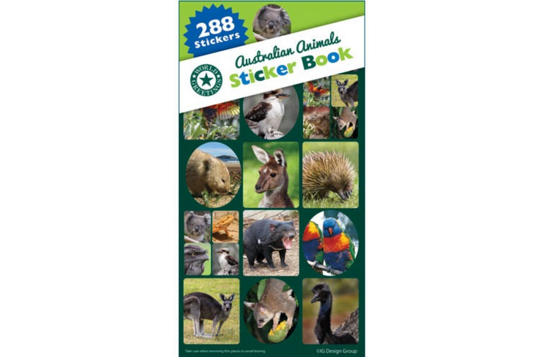 Sticker Book - Australian Animal Photos