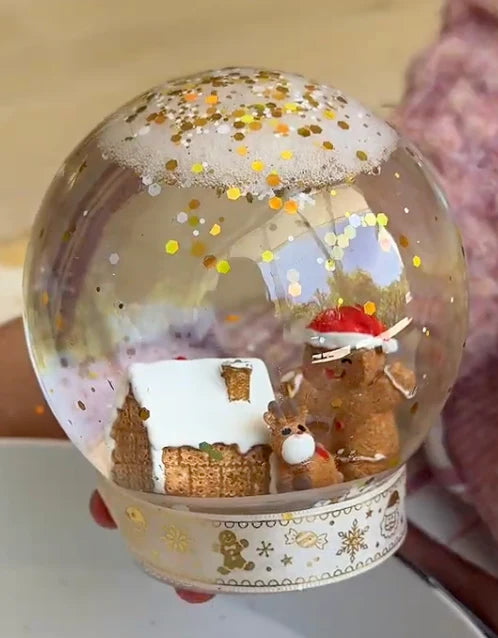 DIY Christmas Snow Globe