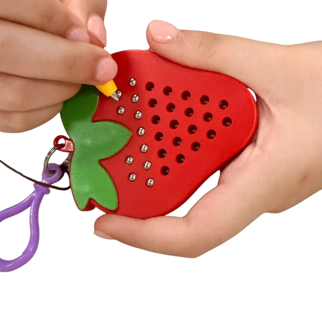 Magnetic Pad Keyring | Strawberry