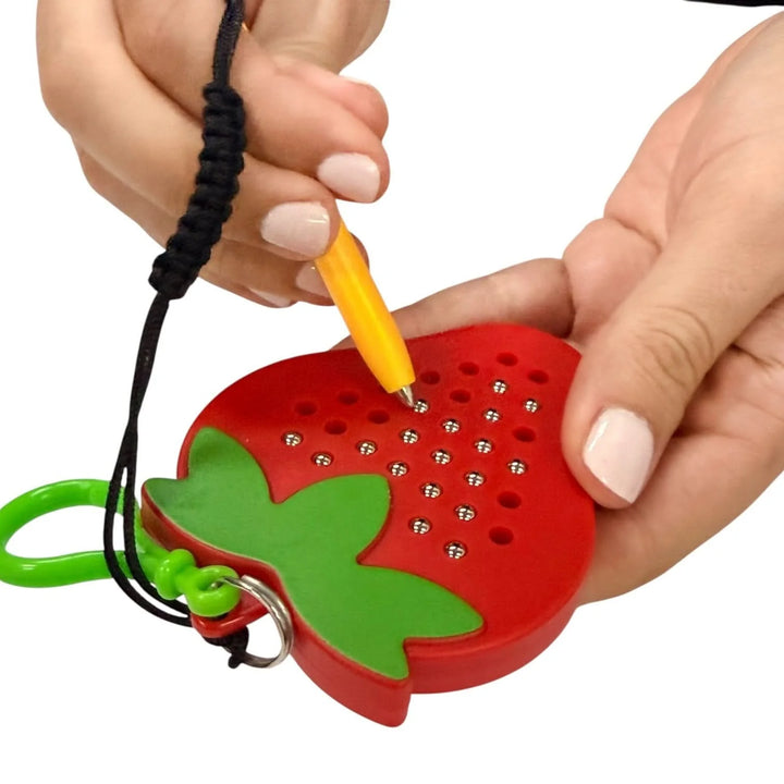 Magnetic Pad Keyring | Strawberry