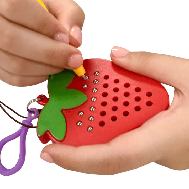 Magnetic Pad Keyring | Strawberry