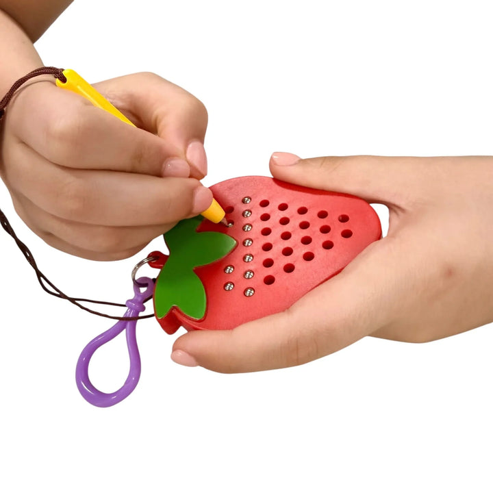 Magnetic Pad Keyring | Strawberry