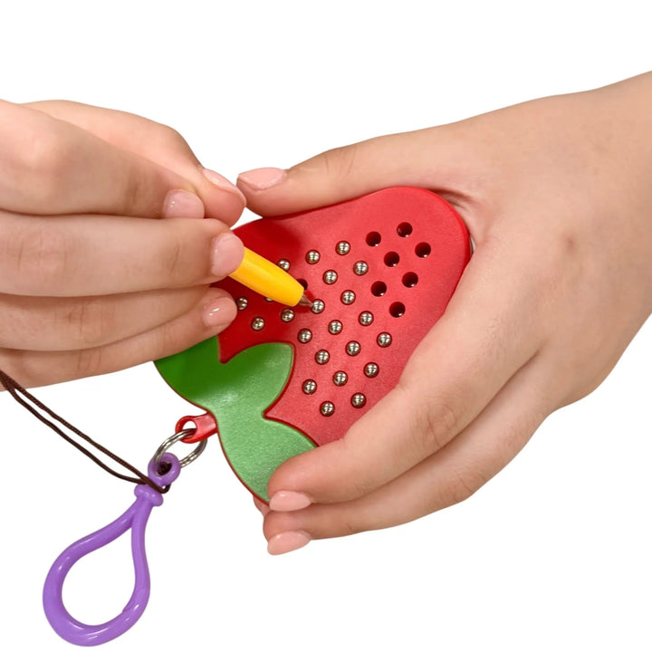 Magnetic Pad Keyring | Strawberry