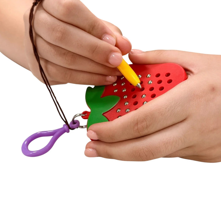 Magnetic Pad Keyring | Strawberry