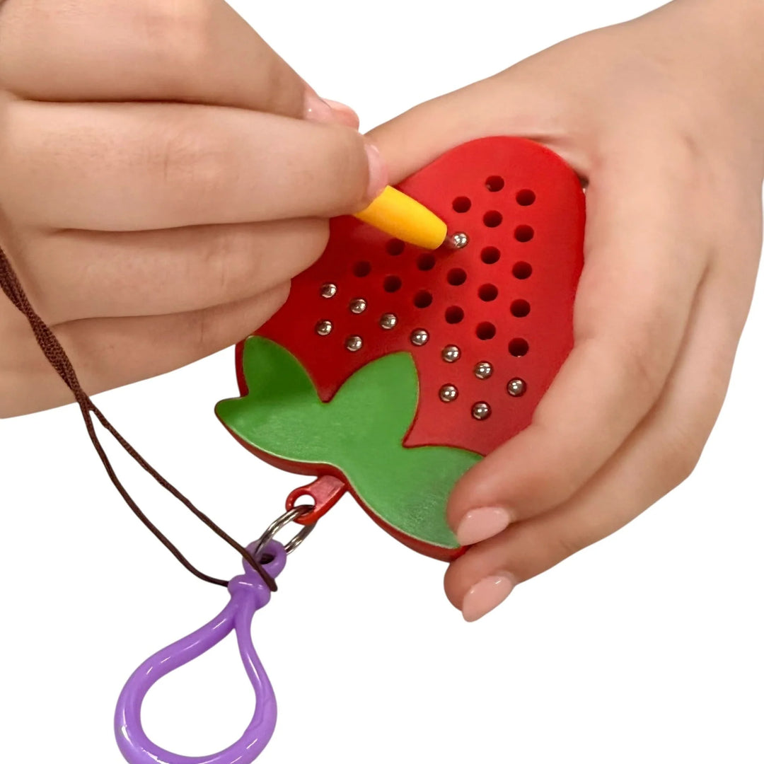 Magnetic Pad Keyring | Strawberry