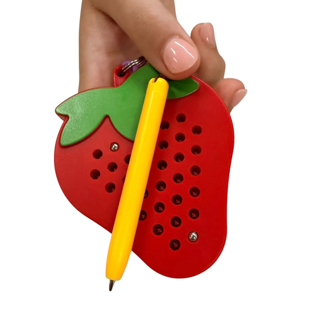 Magnetic Pad Keyring | Strawberry
