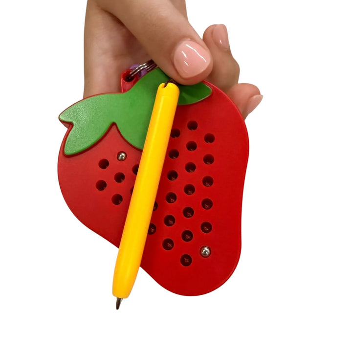 Magnetic Pad Keyring | Strawberry