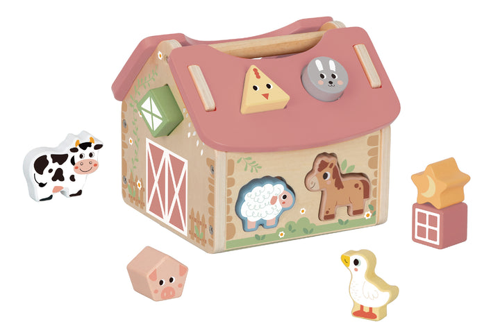 Shape Sorter | Wooden Farm House