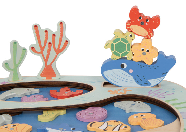 Rockpool Fishing and Balancing Game