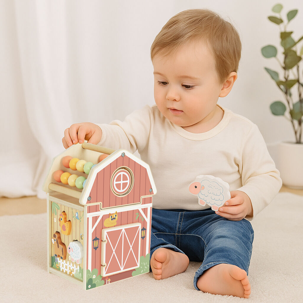 Wooden Farm Play House