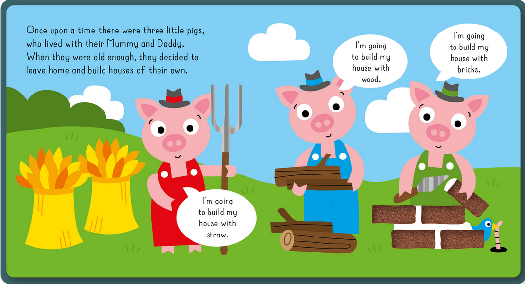 Touchy Feely Tales - Three Little Pigs