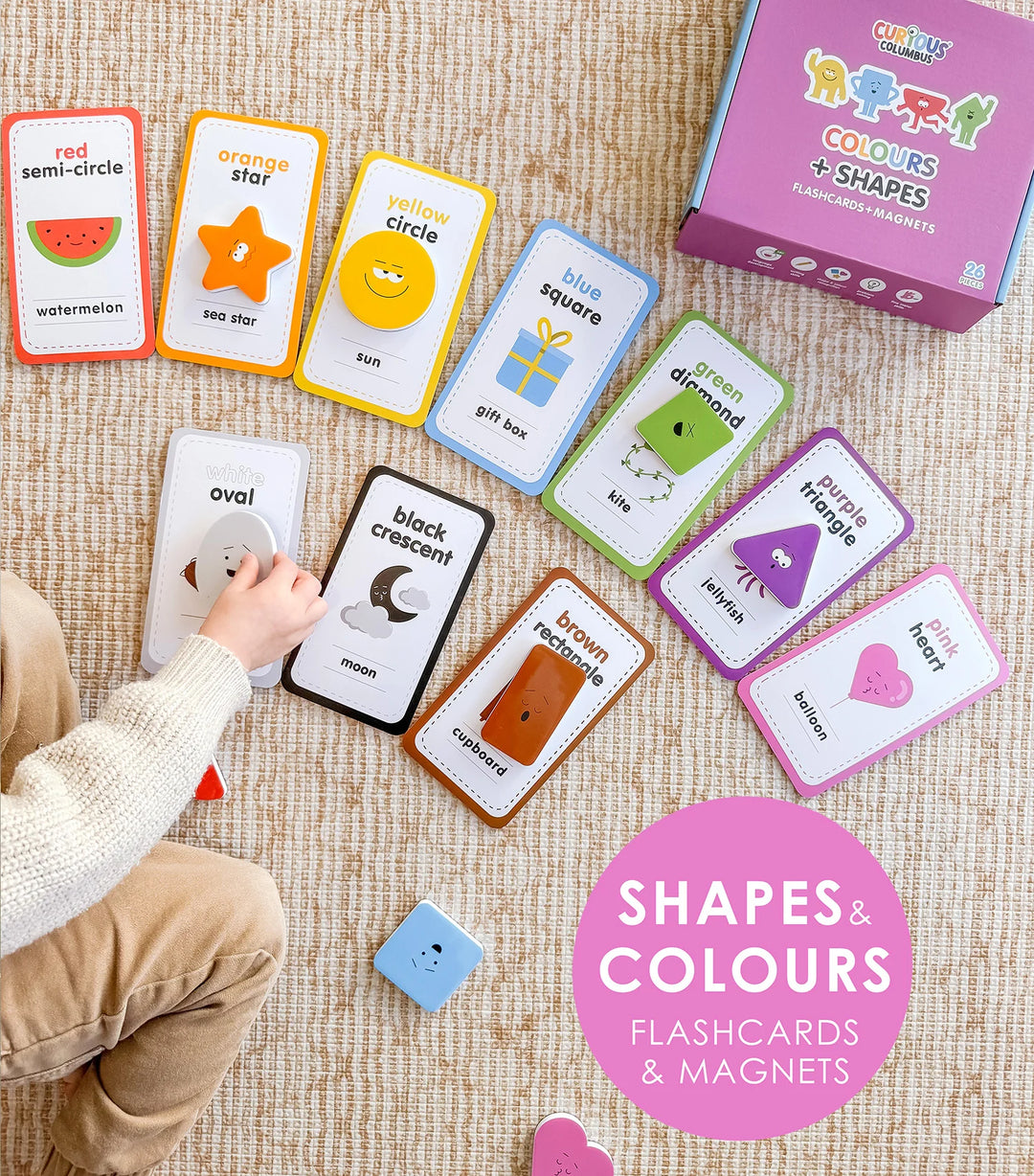 Flashcards | Shapes & Colours - Magnetic