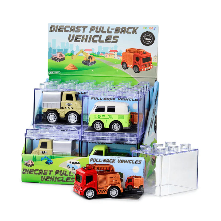 Diecast Pull-Back Vehicles - City Series