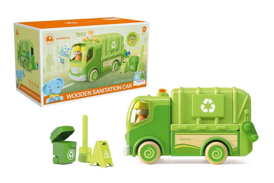 Wooden Recycle Truck