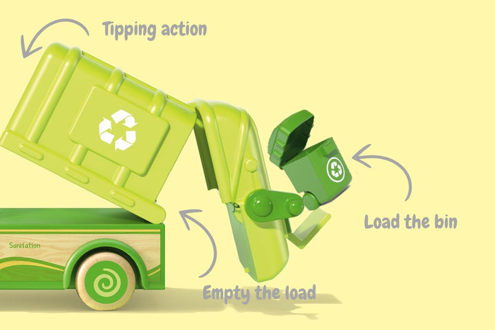 Wooden Recycle Truck