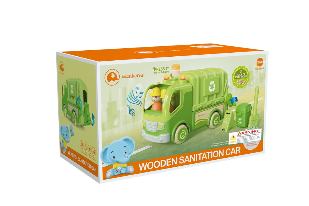 Wooden Recycle Truck