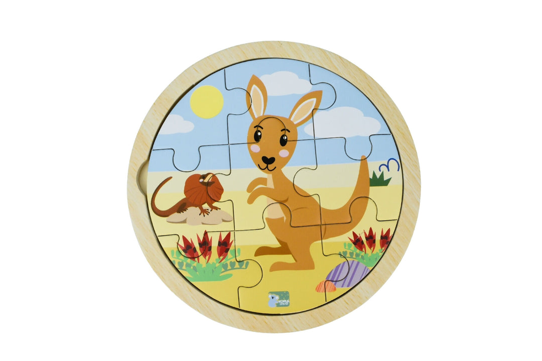 Puzzle - Australian Animals - 9 Pieces