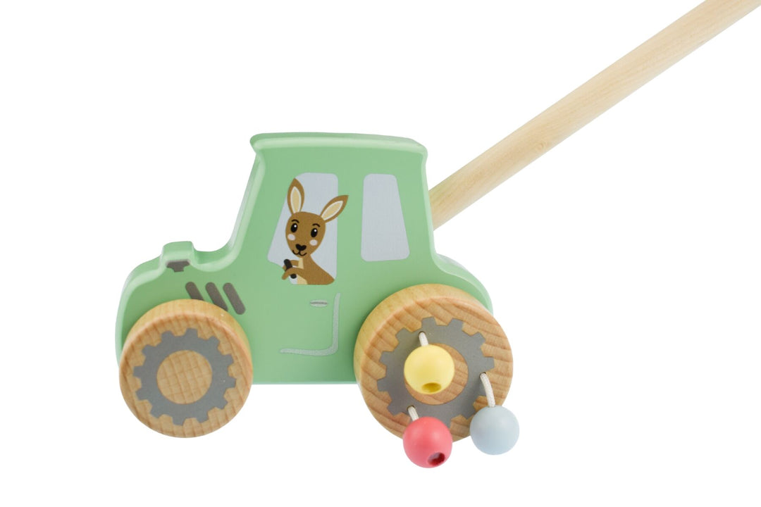 Wooden Push Along | Tractor