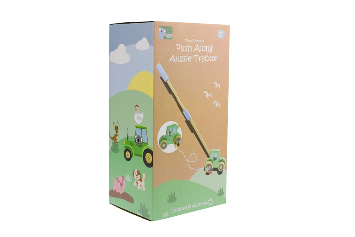 Wooden Push Along | Tractor