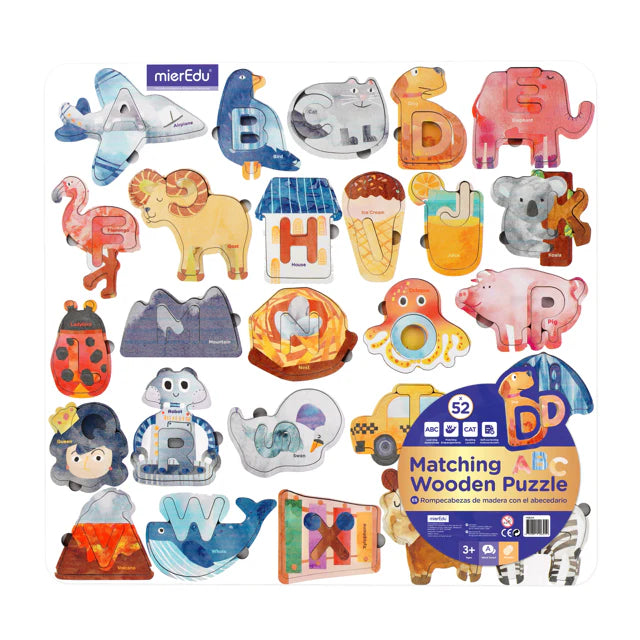 Matching ABC Wooden Puzzle